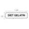 Nevs Diet Gelatin Label 1/2" x 1-1/2" DIET-603 - alternate 2